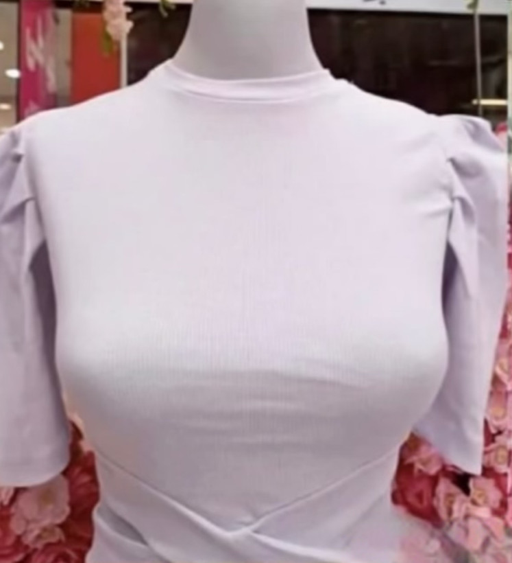 کراپ تاپ زنانه آستین کوتاه مدل شکم ضربدری