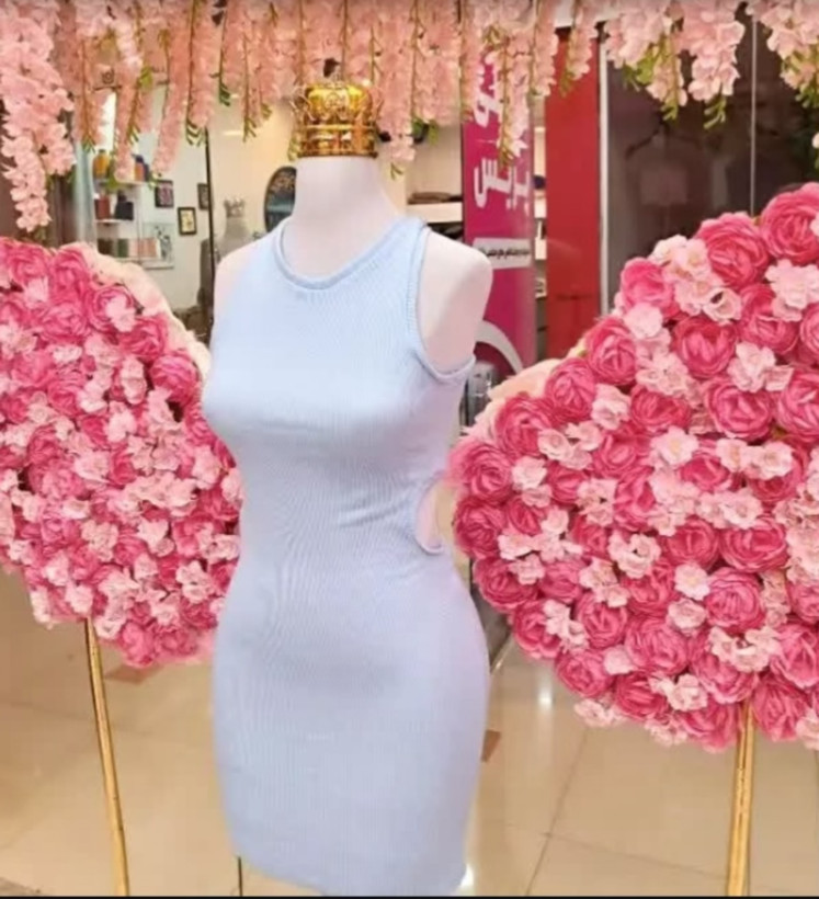 تونیک زنانه مجلسی مدل دور کمر باز