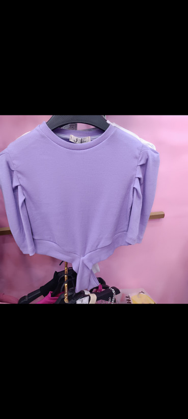 کراپ تاپ زنانه آستین کوتاه مدل شکم ضربدری