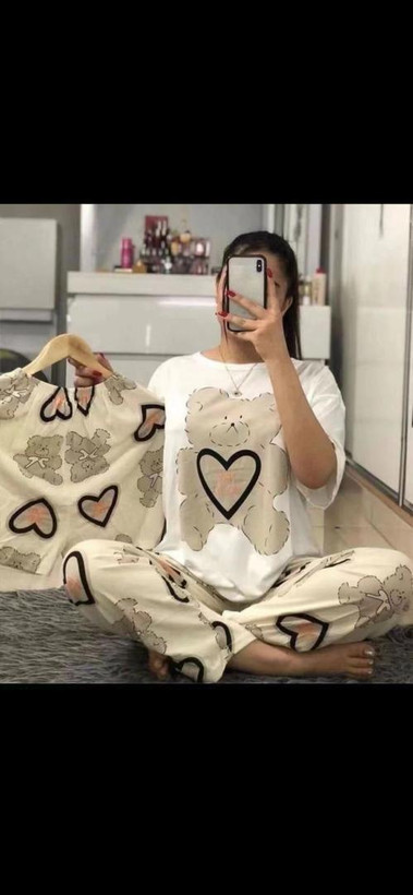 ست سه تیکه دخترانه تیشرت شلوار شورتک