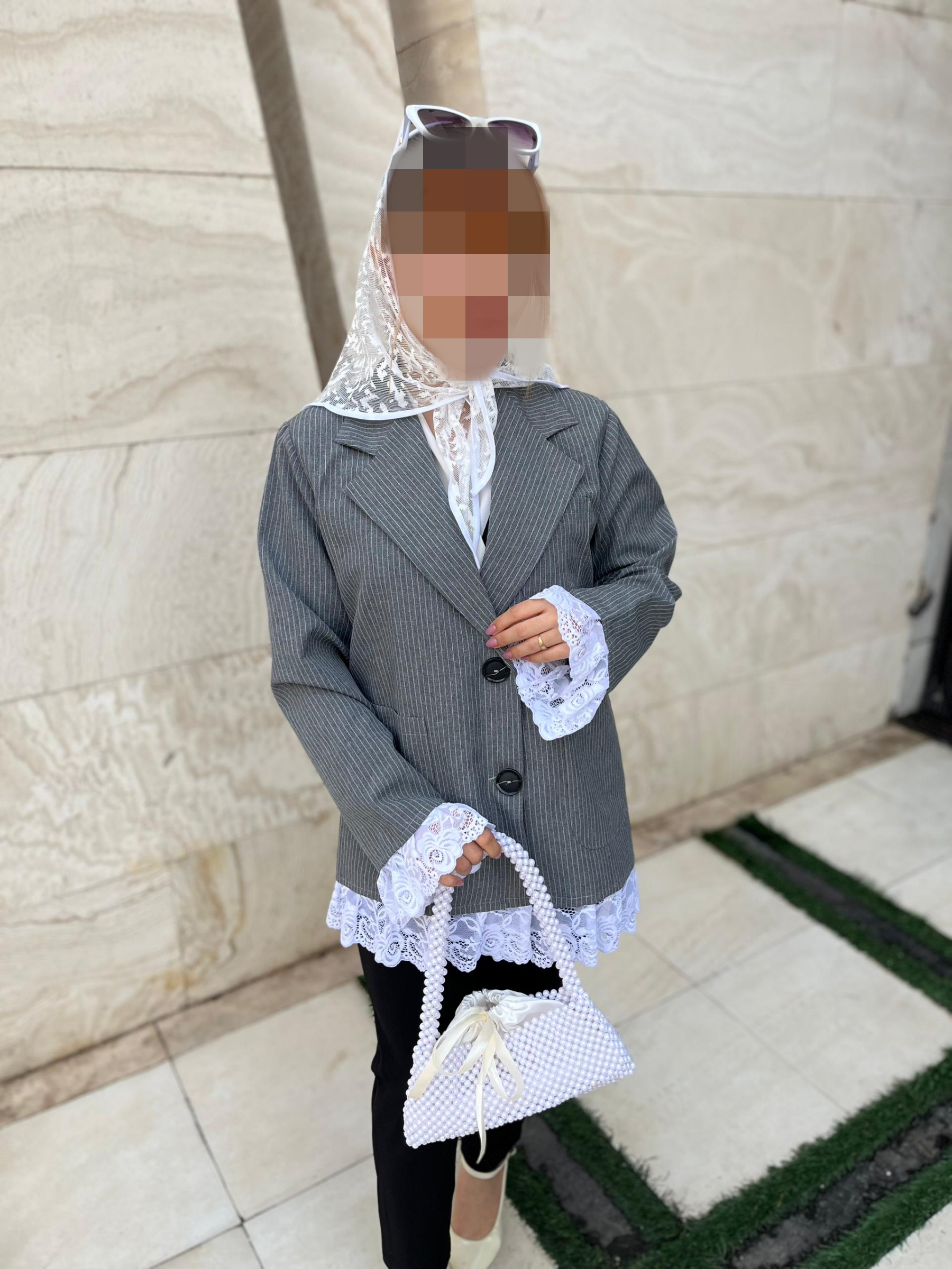 کت زنانه دیپلمات مدل گیپور