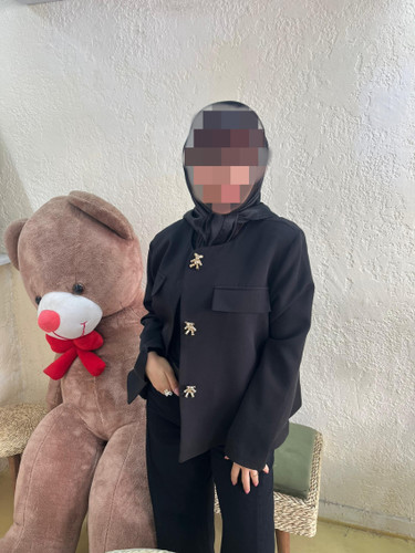 کت زنانه عروسکی مدل تدی