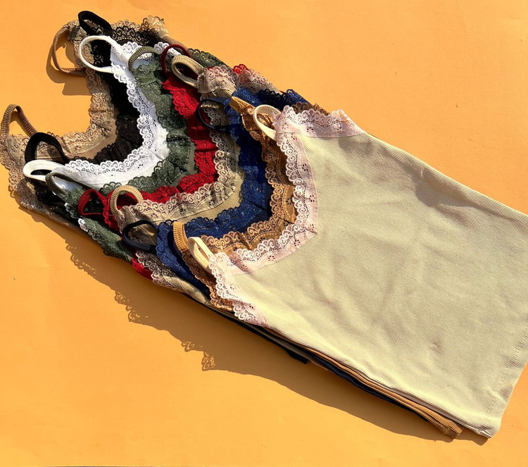 کراپ تاپ بندی زنانه مدل گیپور