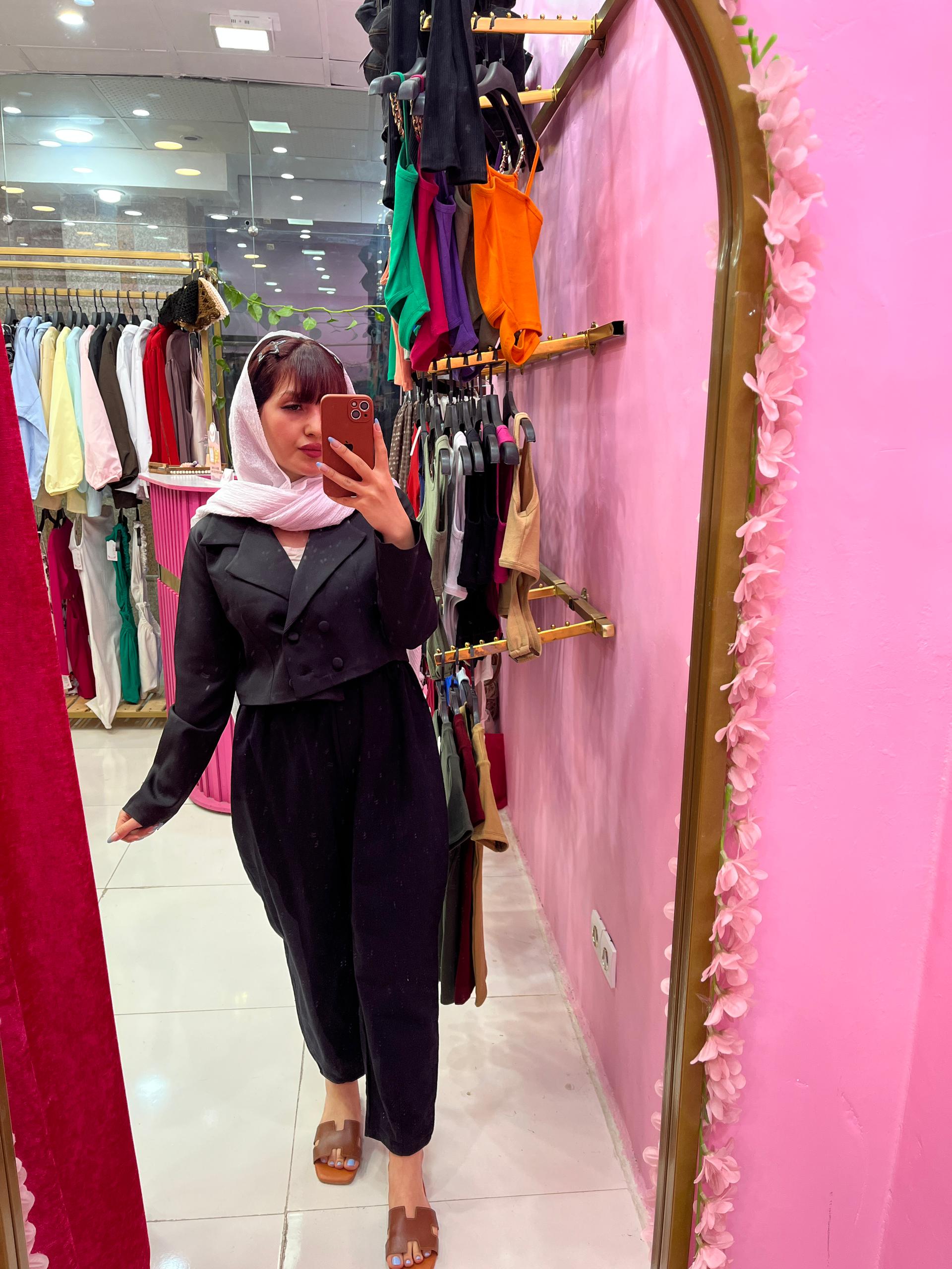 شلوار زنانه لینن مدل مام بالنی