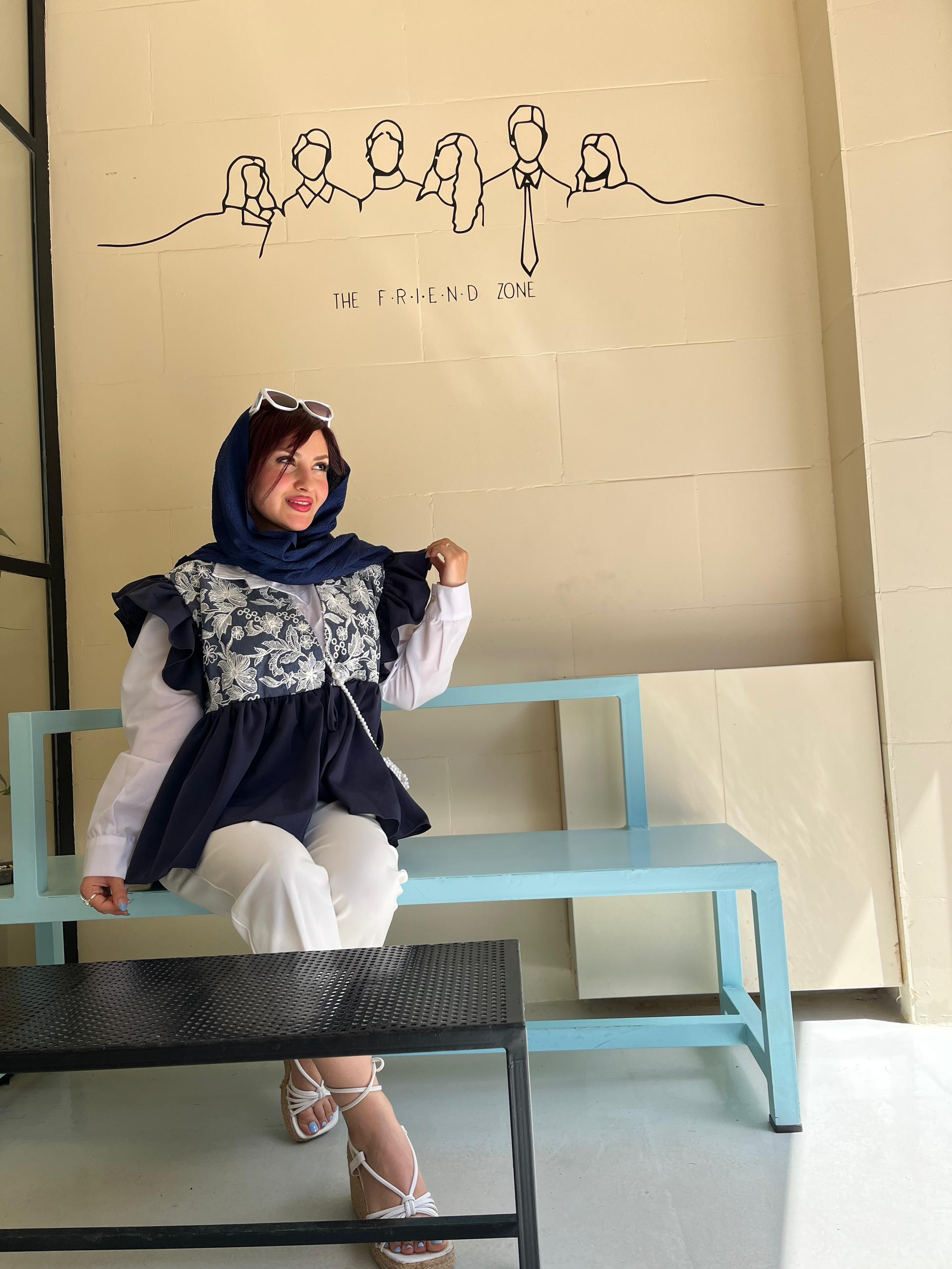 وست سوزن دوزی مدل چین دار