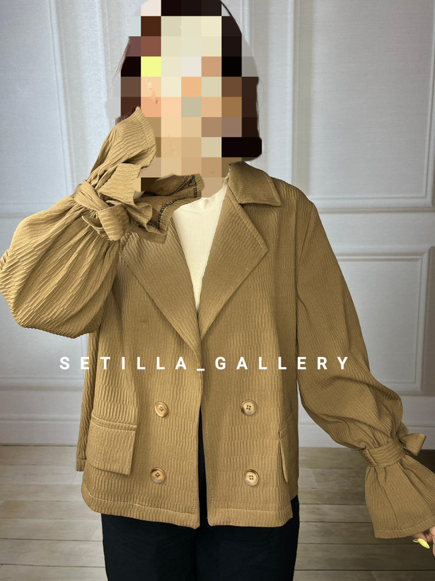 کت زنانه السا مدل آستین عروسکی