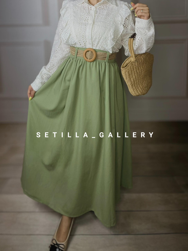 دامن زنانه زار مدل پیله دار