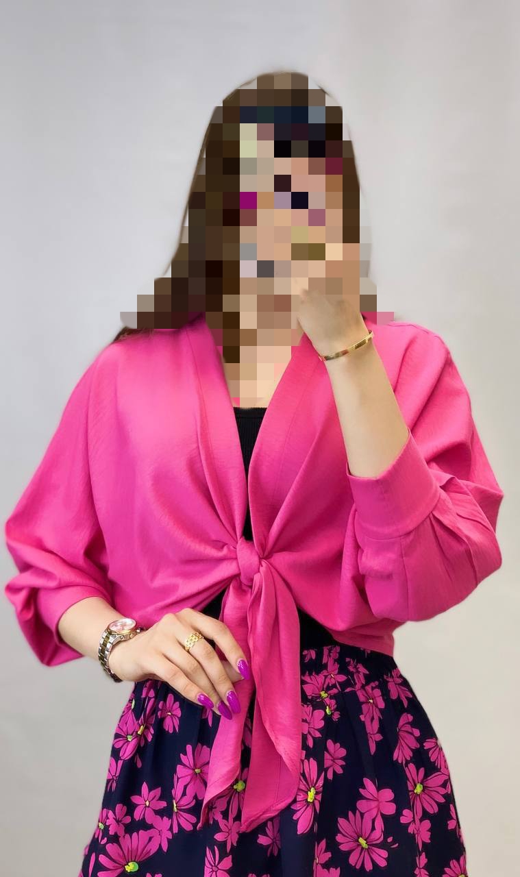 شومیز زنانه مدل جلو گره ای