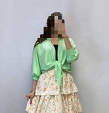 شومیز زنانه مدل جلو گره ای