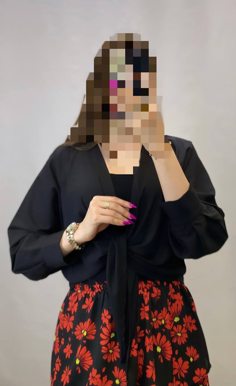 شومیز زنانه مدل جلو گره ای