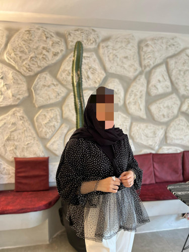 شومیز عروسکی زنانه مدل تور شاین دار