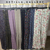 شلوار طرح دار زنانه مدل دمپا گشاد