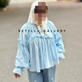 شومیز عروسکی زنانه مدل آستین شیپوری