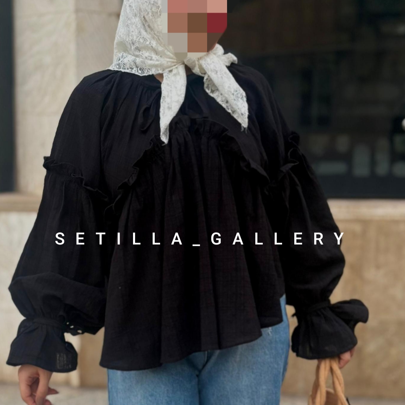 شومیز عروسکی زنانه مدل آستین شیپوری