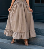 دامن زنانه مدل پایین چیندار زارا