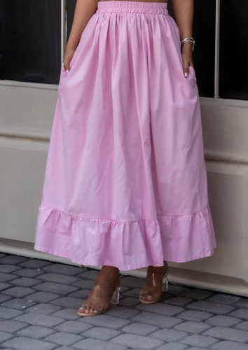 دامن زنانه مدل پایین چیندار زارا