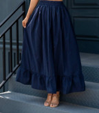 دامن زنانه مدل پایین چیندار زارا